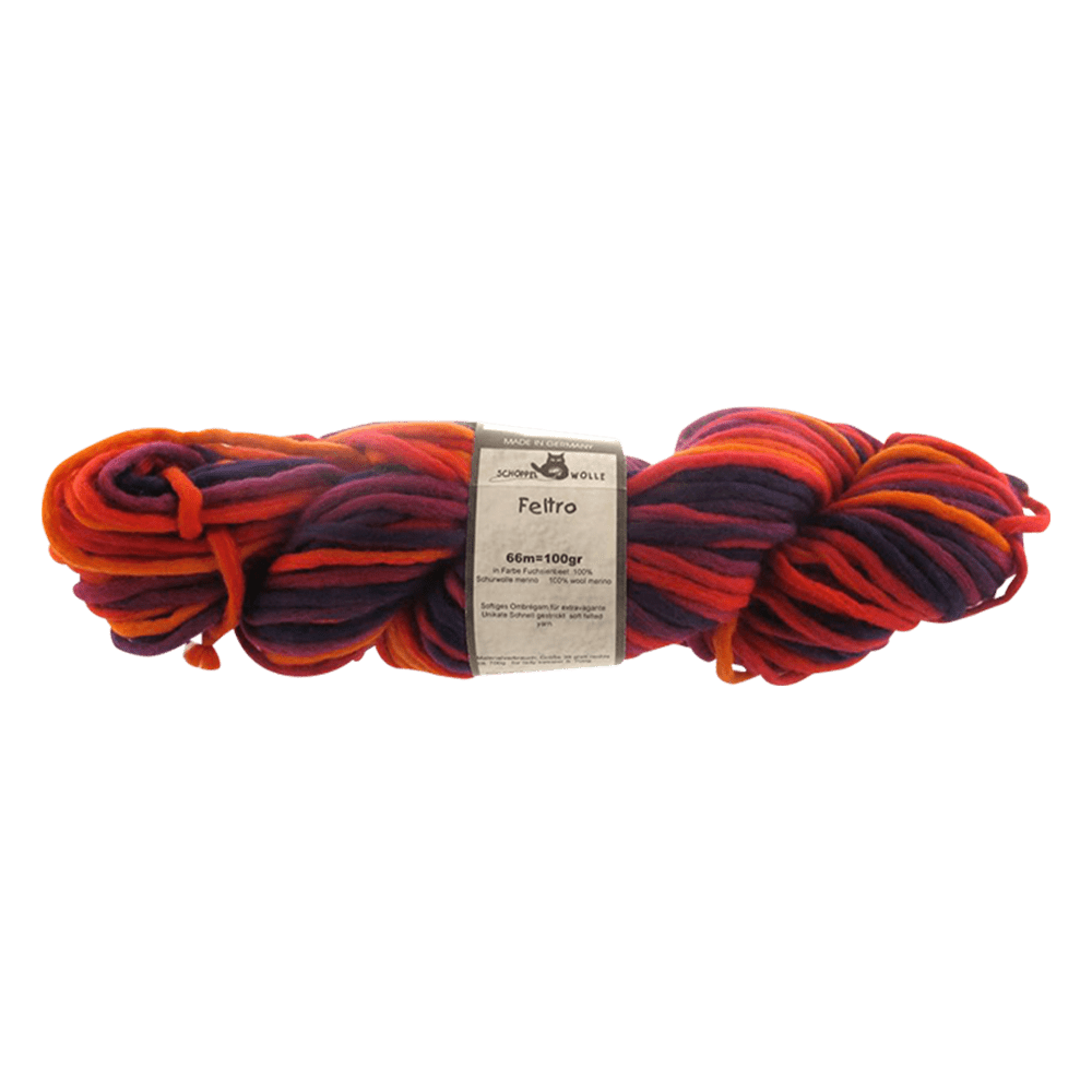 Schoppel Wolle Yarn A Bed of Fuchsia SCHOPPEL | Feltro | Super Chunky | 5 Pack | 836