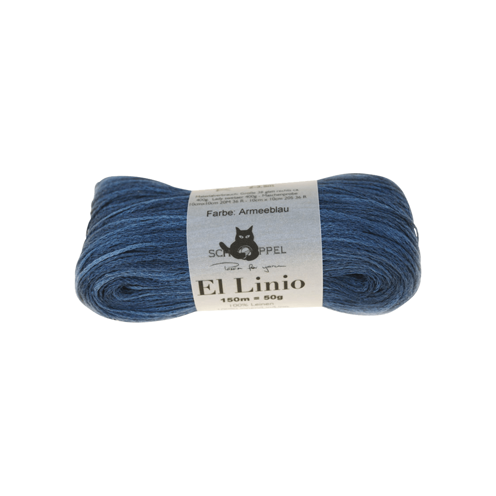 Schoppel Wolle Yarn Army Blue SCHOPPEL | El Lino | 1432