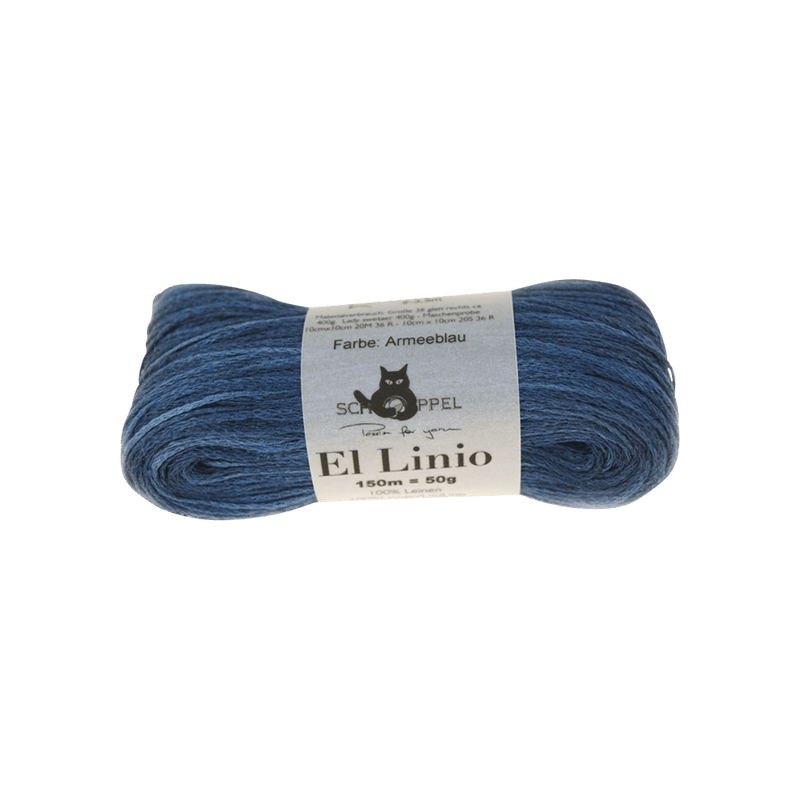 Schoppel Wolle Yarn Army Blue SCHOPPEL | El Lino | 1432