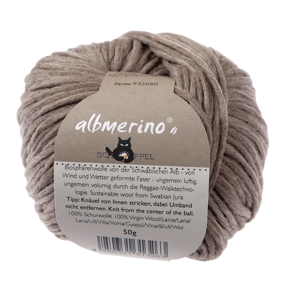 Schoppel Wolle Yarn Beige Variegated SCHOPPEL | Albmerino | Aran / Chunky | 10 Pack | 1287