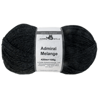 Schoppel Wolle Yarn Black Mélange SCHOPPEL | Sock Yarn | Admiral Mélange | 1566K