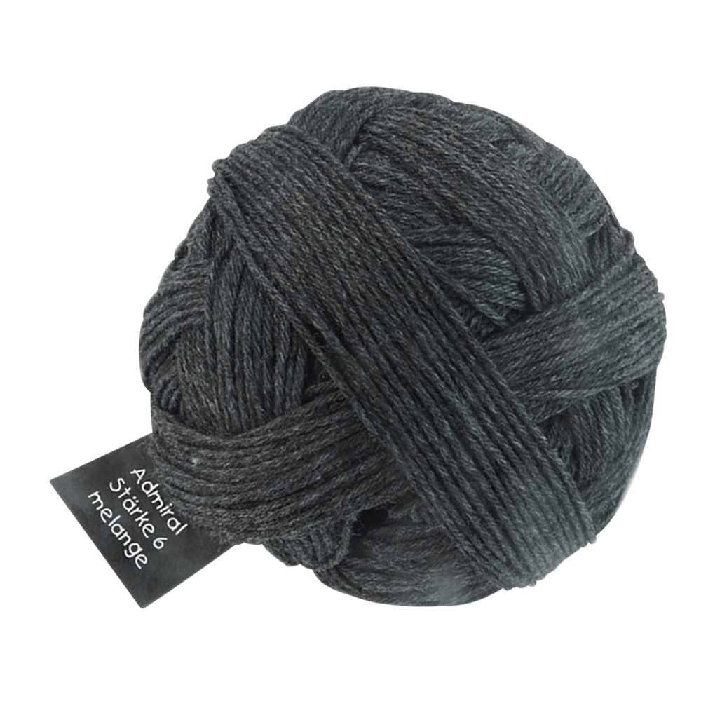 Schoppel Wolle Yarn Black Mélange SCHOPPEL | Sock Yarn | Admiral Stärke 6 Mélange | 1377Top