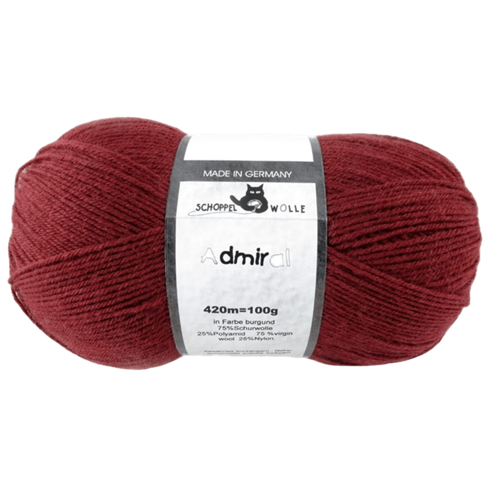 Schoppel Wolle Yarn Burgundy SCHOPPEL | Sock Yarn | Admiral | 1566