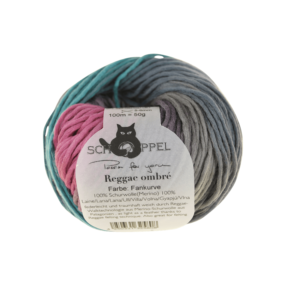 Schoppel Wolle Yarn Fan Block SCHOPPEL | Reggae Ombré | 690ombre