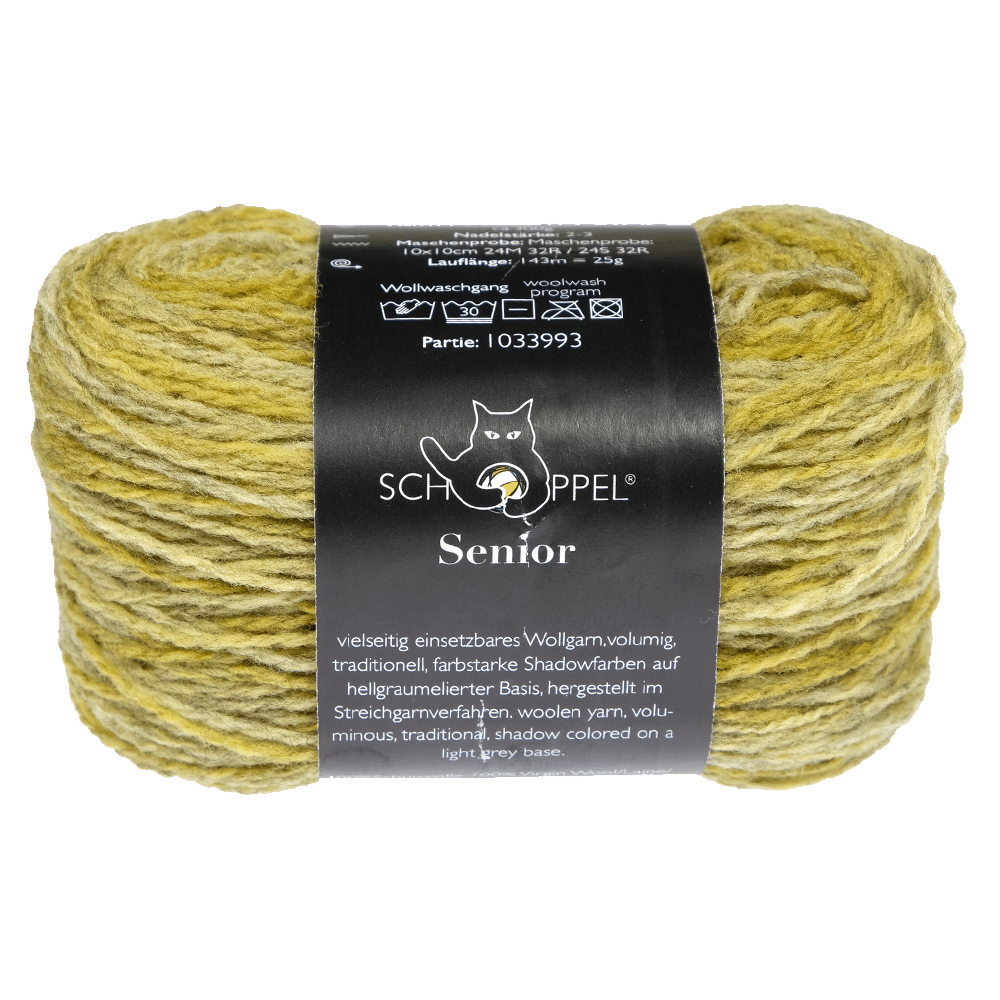 Schoppel Wolle Yarn Golden Olive by Dibadu 2613 SCHOPPEL | Senior | 1995