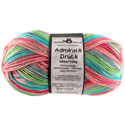 Schoppel Wolle Yarn Grass Rose Turquoise SCHOPPEL | Sock Yarn | Admiral R Druck | 1566R