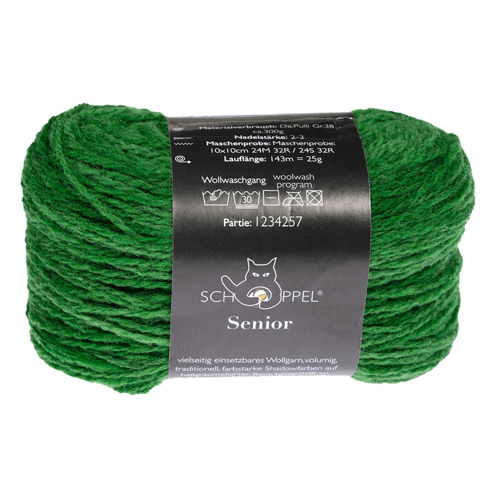 Schoppel Wolle Yarn Green - yes Green - by Dibadu 2606 SCHOPPEL | Senior | 1995
