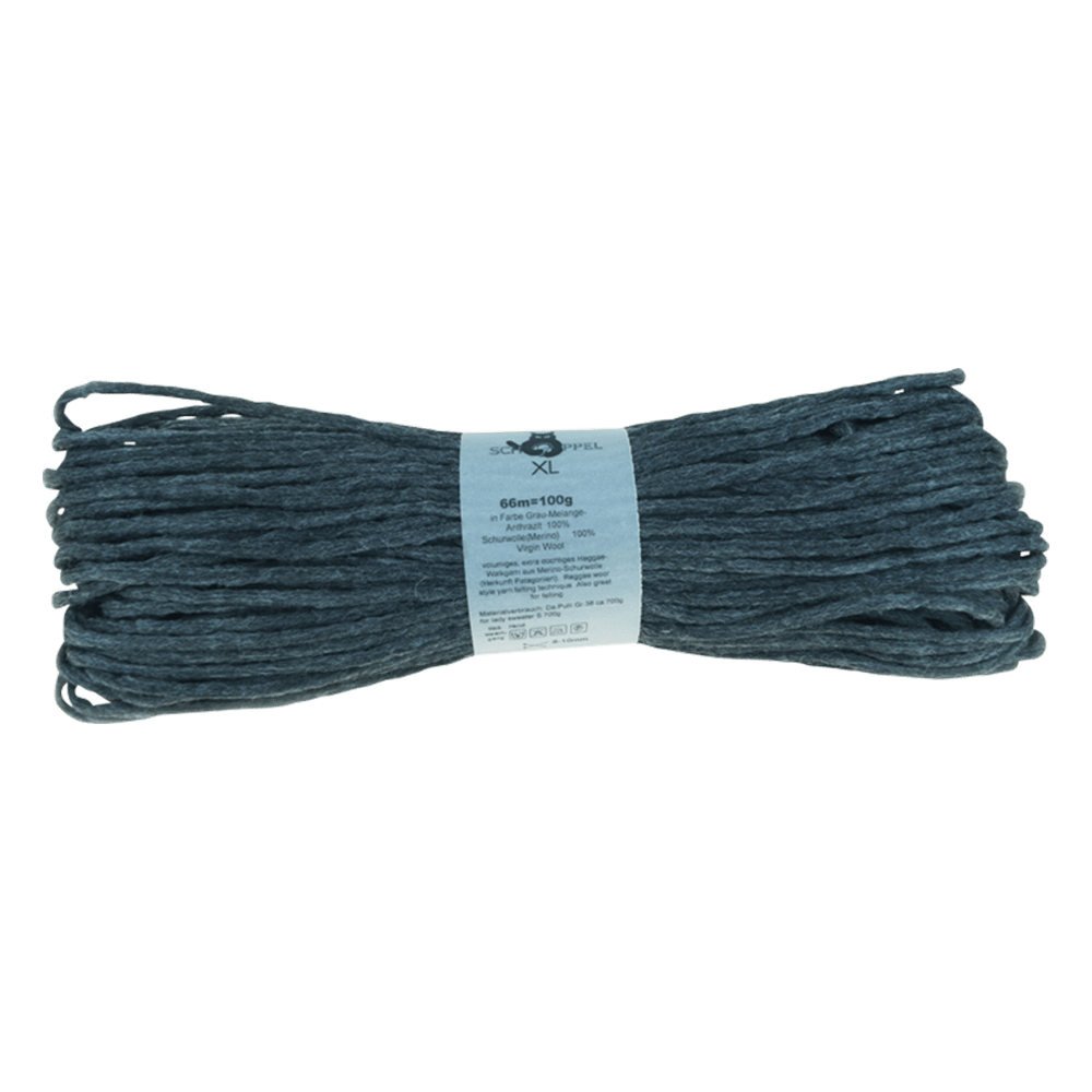 Schoppel Wolle Yarn Grey Mélange Antracite SCHOPPEL | XL | Super Chunky | 5 Pack | 81314