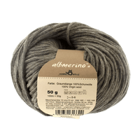 Schoppel Wolle Yarn Grey Mélange SCHOPPEL | Albmerino | Aran / Chunky | 10 Pack | 1287
