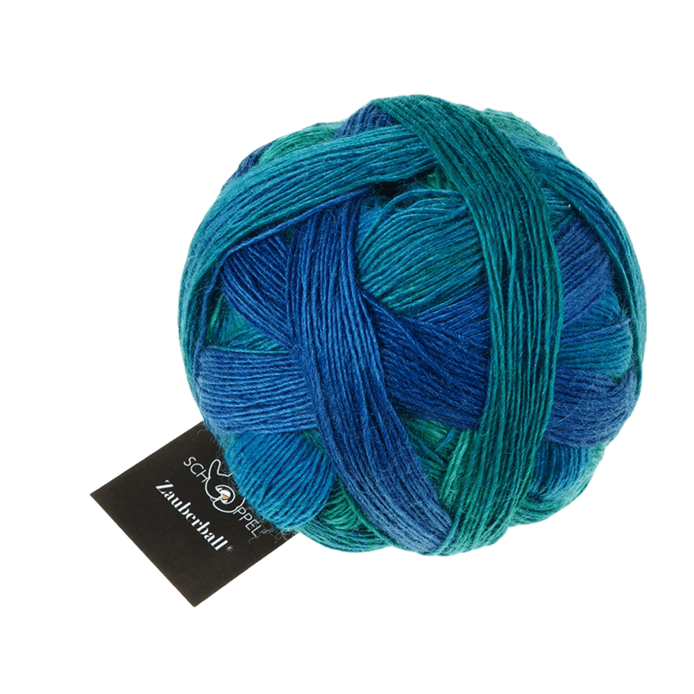 Schoppel Wolle Yarn Grinding Turquoise SCHOPPEL | Sock Yarn | Zauberball® | 1155