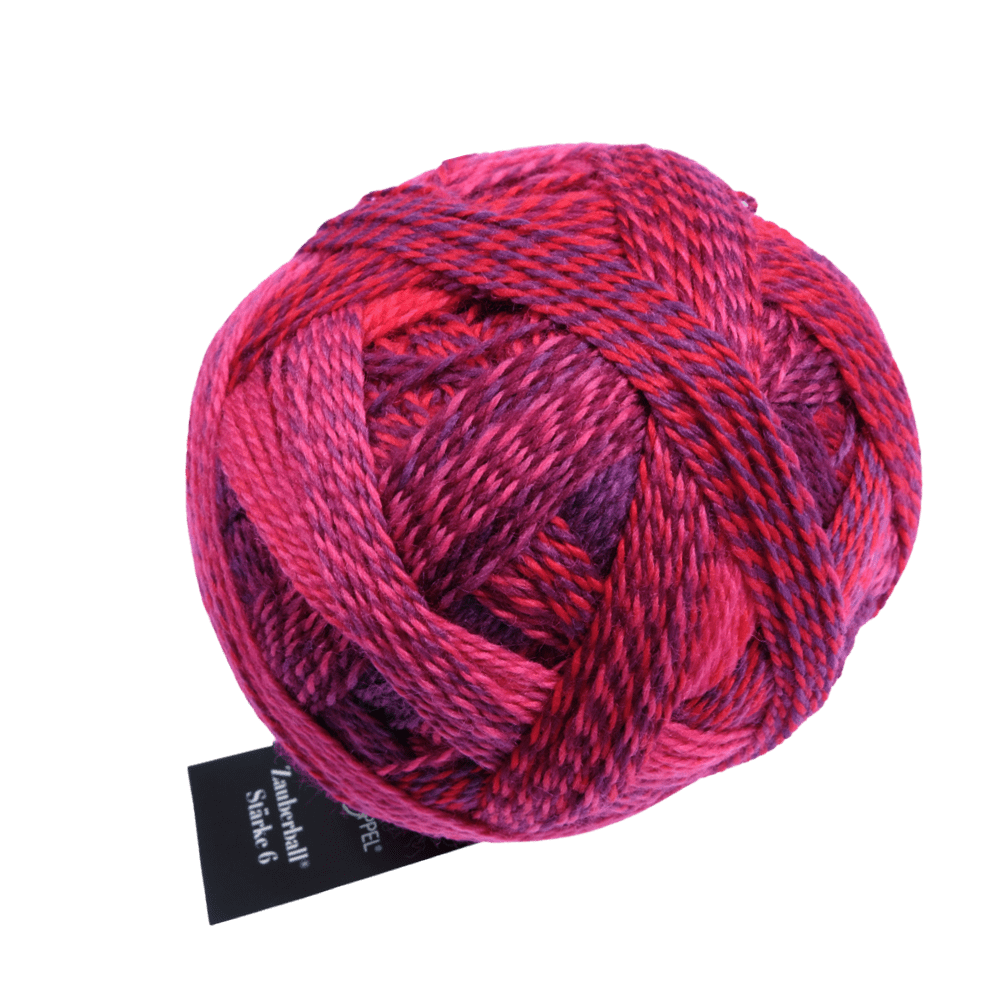 Schoppel Wolle Yarn Indian Red SCHOPPEL | Sock Yarn | Zauberball® Stärke 6 | 1289