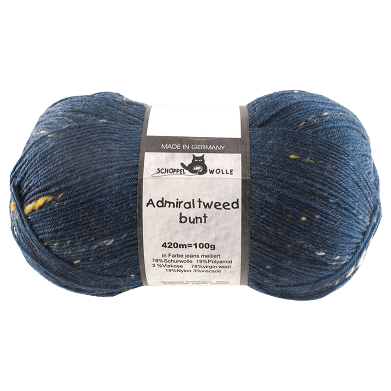 Schoppel Wolle Yarn Jeans SCHOPPEL | Sock Yarn | Admiral Tweed Bunt | 254