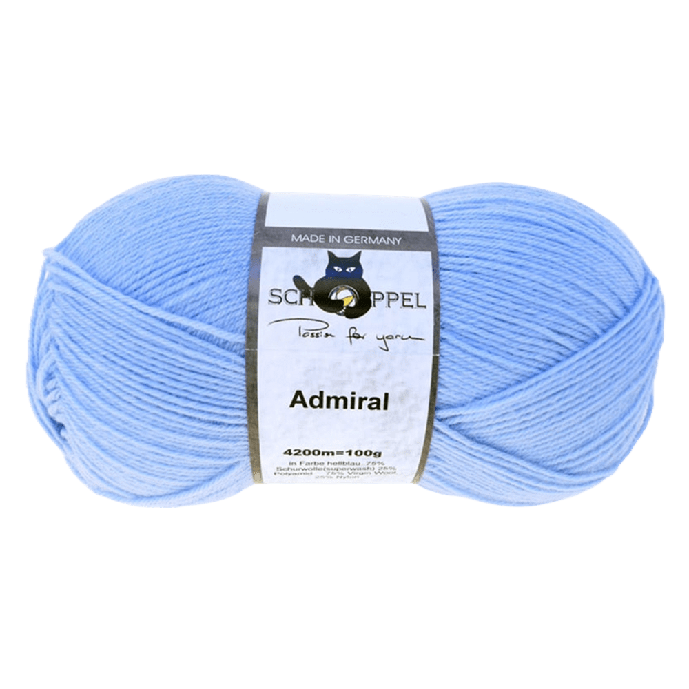 Schoppel Wolle Yarn Light Blue SCHOPPEL | Sock Yarn | Admiral | 1566