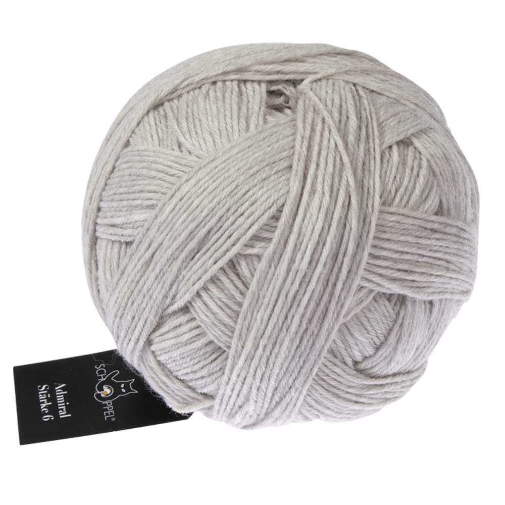 Schoppel Wolle Yarn Light Grey Blend SCHOPPEL | Sock Yarn | Admiral Stärke 6 Mélange | 1377Top