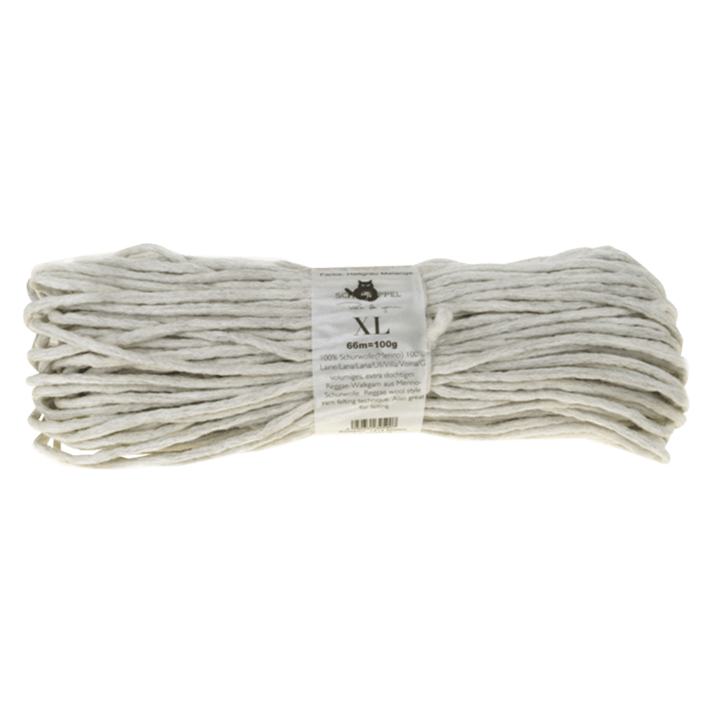 Schoppel Wolle Yarn Light Grey Blend SCHOPPEL | XL | Super Chunky | 5 Pack | 81314