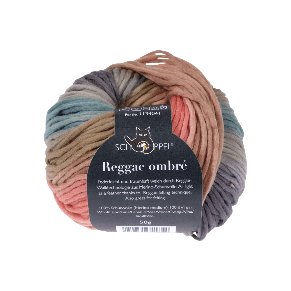 Schoppel Wolle Yarn Moose Test SCHOPPEL | Reggae Ombré | 690ombre