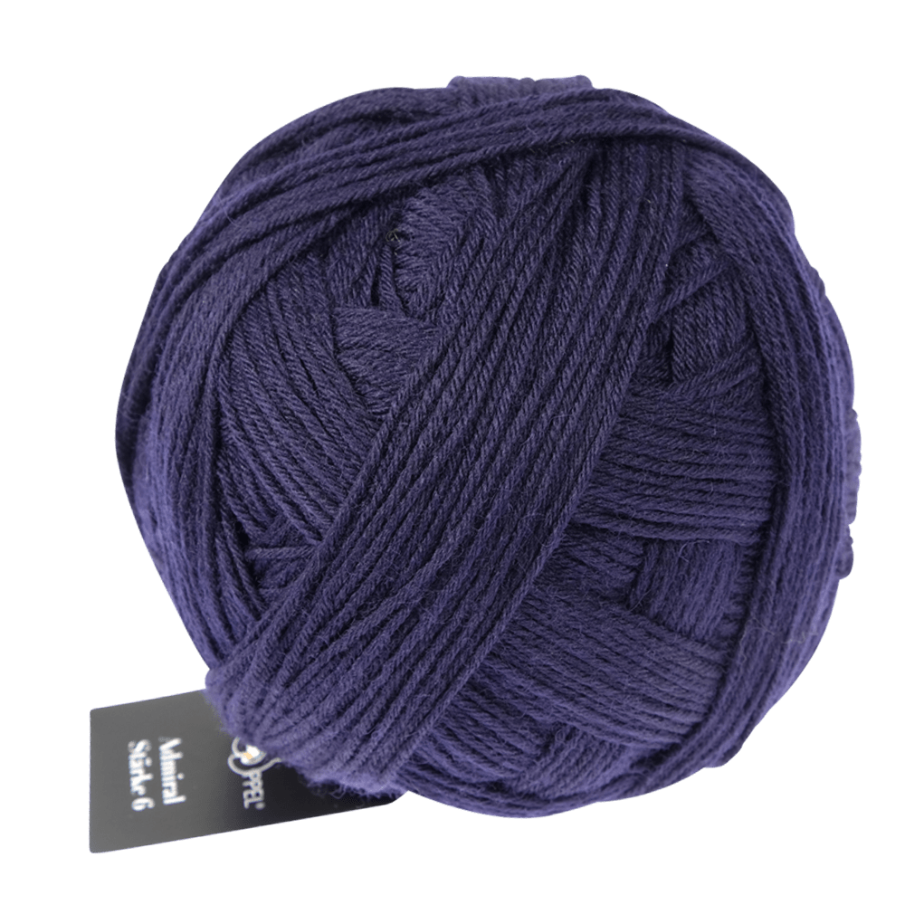 Schoppel Wolle Yarn Navy Blue SCHOPPEL | Sock Yarn | Admiral Stärke 6 | 1377