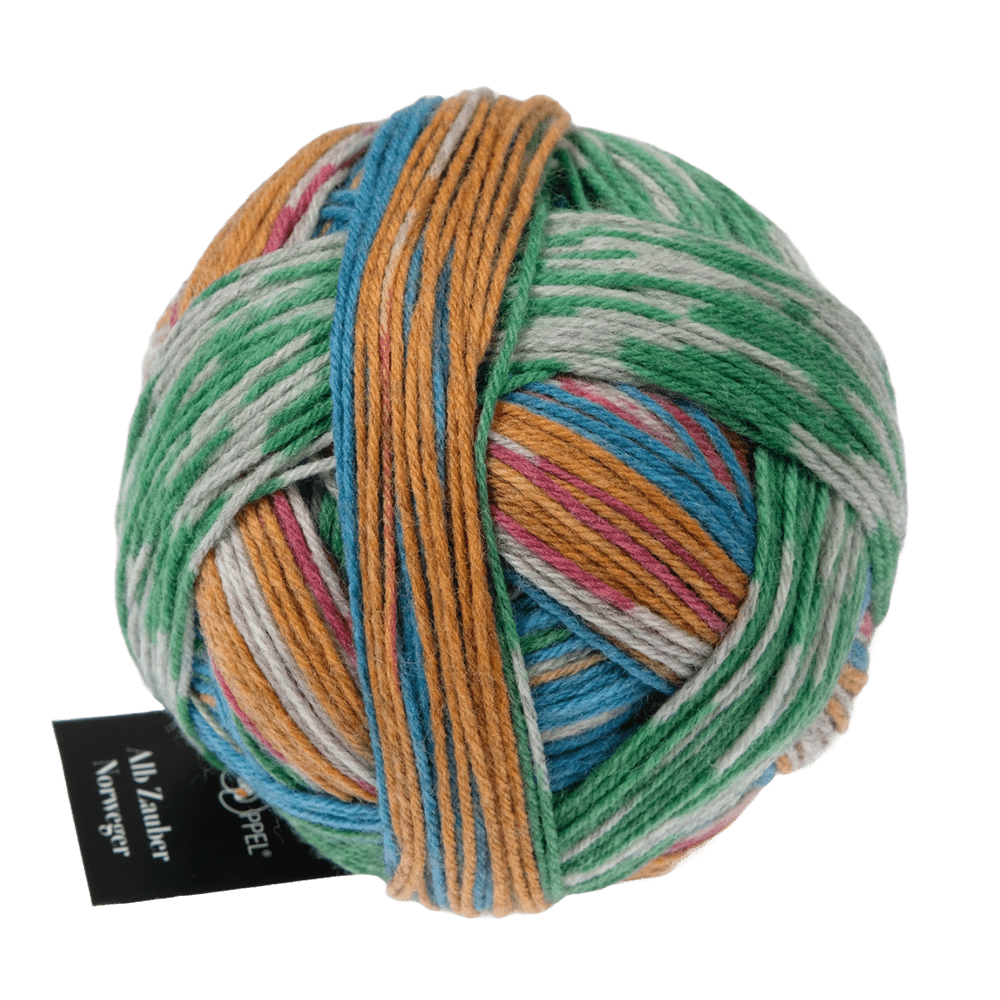 Schoppel Wolle Yarn New Harvest 2569 SCHOPPEL | Sock Yarn | Alb Zauber Norweger | 1968