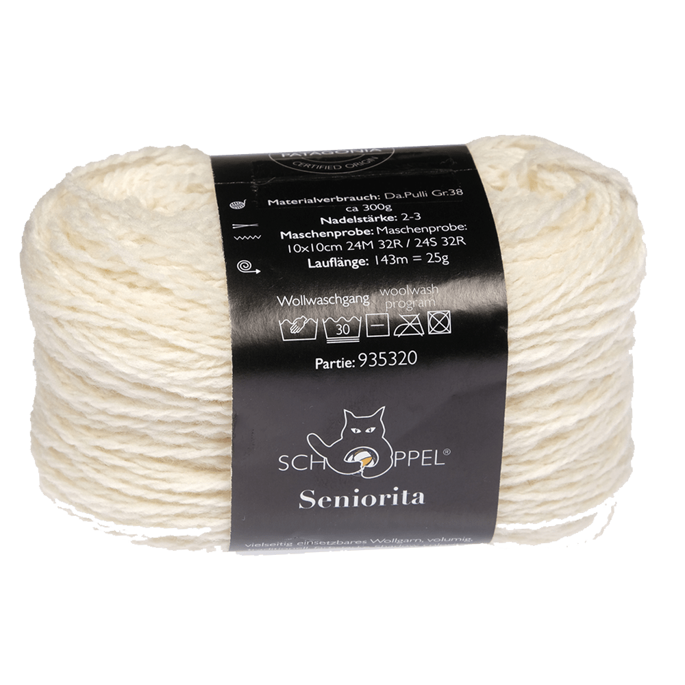 Schoppel Wolle Yarn Off-White SCHOPPEL | Seniorita | 1994