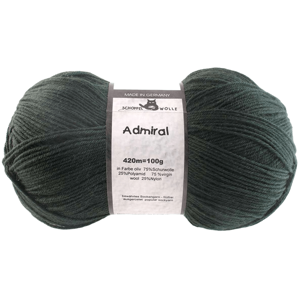 Schoppel Wolle Yarn Olive SCHOPPEL | Sock Yarn | Admiral | 1566