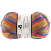 Schoppel Wolle Yarn Orange Red Blue SCHOPPEL | Sock Yarn | Admiral R Druck | 1566R