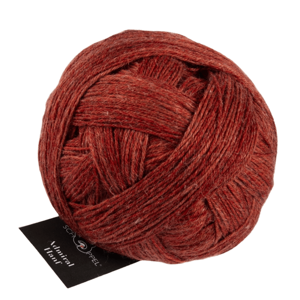 Schoppel Wolle Yarn Red Ochre SCHOPPEL | Sock Yarn | Admiral Hanf | 1614