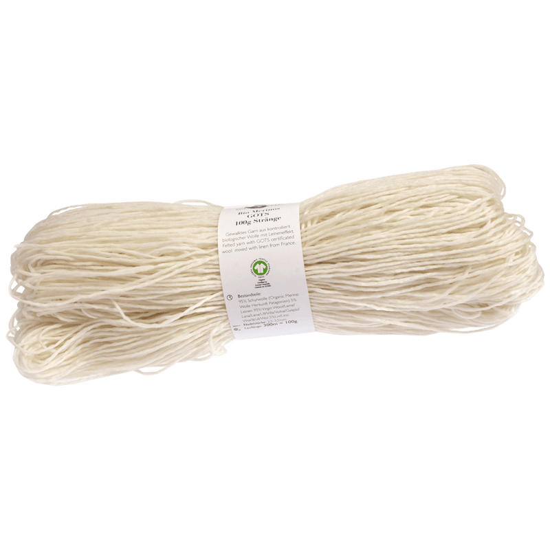 Schoppel Wolle Yarn SCHOPPEL | Undyed | Bio Merinos GOTS Stränge 100g | 980