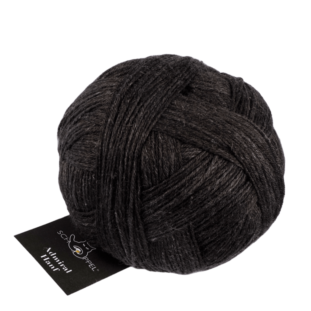 Schoppel Wolle Yarn Silky Black SCHOPPEL | Sock Yarn | Admiral Hanf | 1614