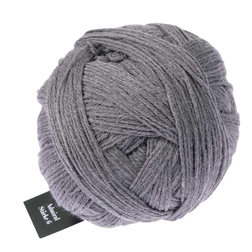 Schoppel Wolle Yarn Steel Grey SCHOPPEL | Sock Yarn | Admiral Stärke 6 | 1377