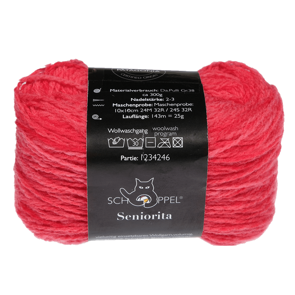 Schoppel Wolle Yarn Summer is Gonna be Red SCHOPPEL | Seniorita | 1994