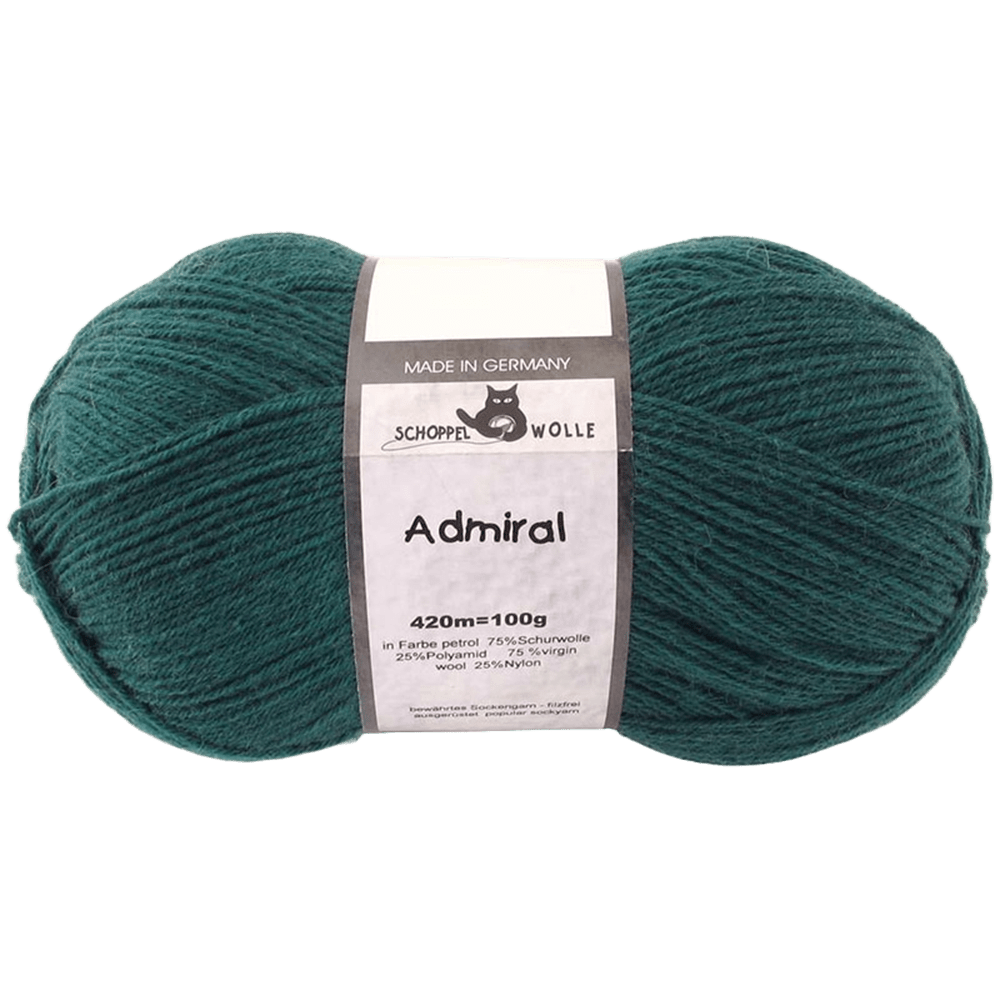 Schoppel Wolle Yarn Teal SCHOPPEL | Sock Yarn | Admiral | 1566
