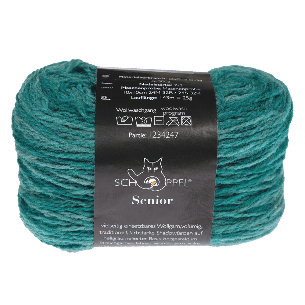 Schoppel Wolle Yarn Uber-Turquoise by Dibadu 2601 SCHOPPEL | Senior | 1995