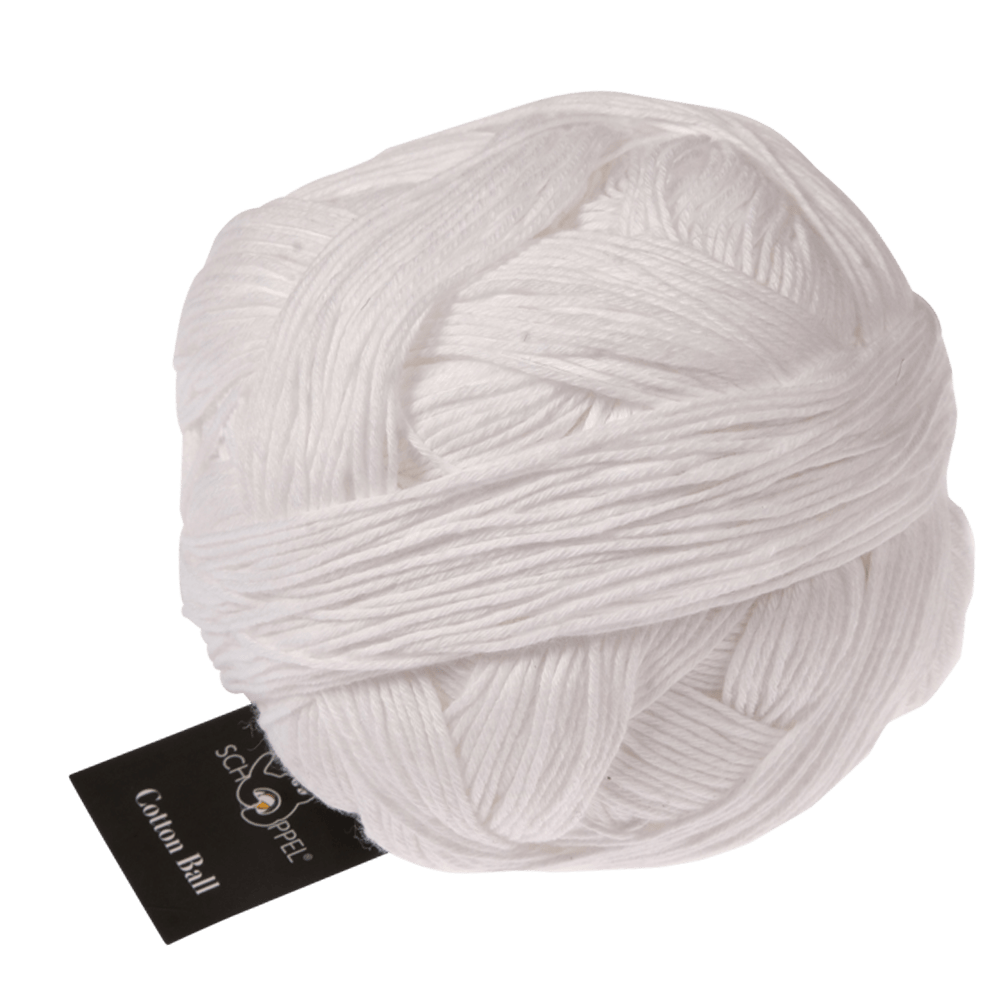 Schoppel Wolle Yarn White SCHOPPEL | Cotton Ball | 1647