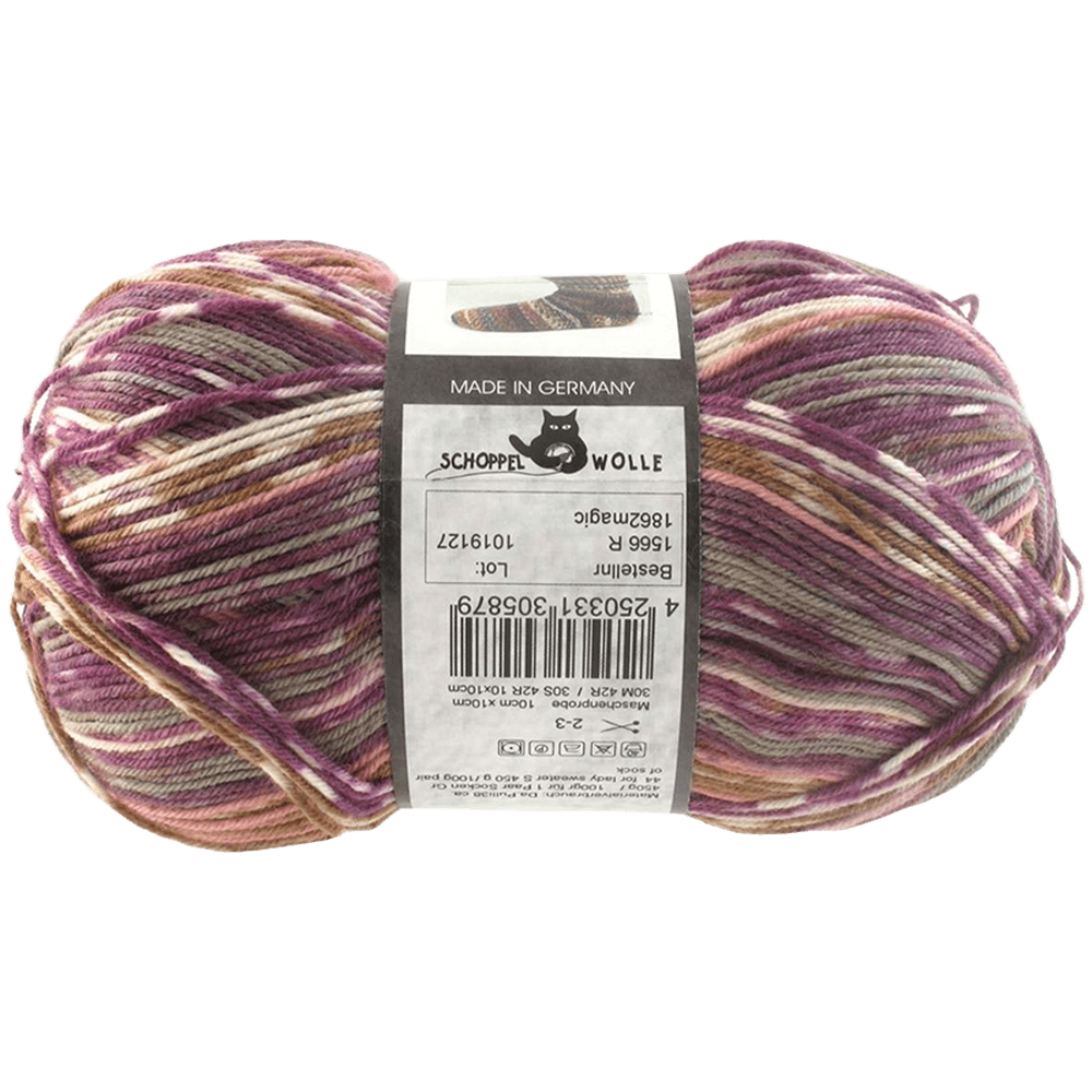 Schoppel Wolle Yarn Wild Rose SCHOPPEL | Sock Yarn | Admiral R Druck | 1566R