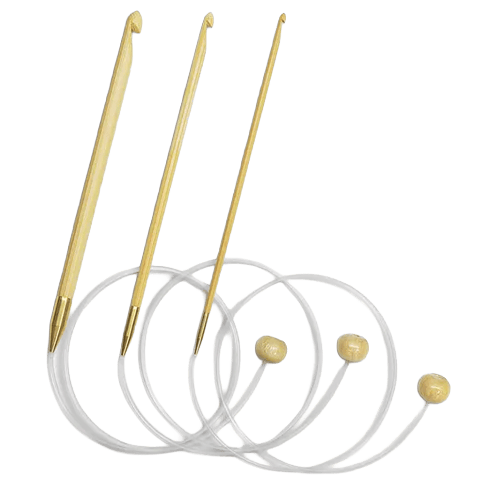 Seeknit 2.0mm Seeknit | 50cm Flexible Afghan Crochet Hook | Shirotake