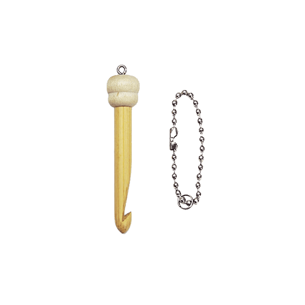 Seeknit | Seeknit Crochet Hook Key Ring Bamboo