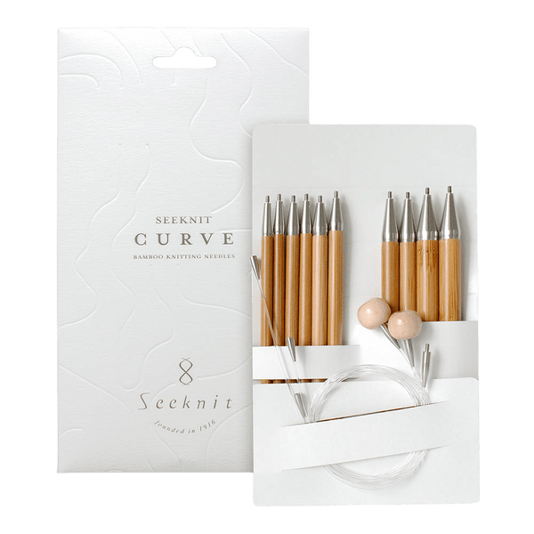Seeknit | 15cm Interchangeable Knitting Needle L Set | Curve