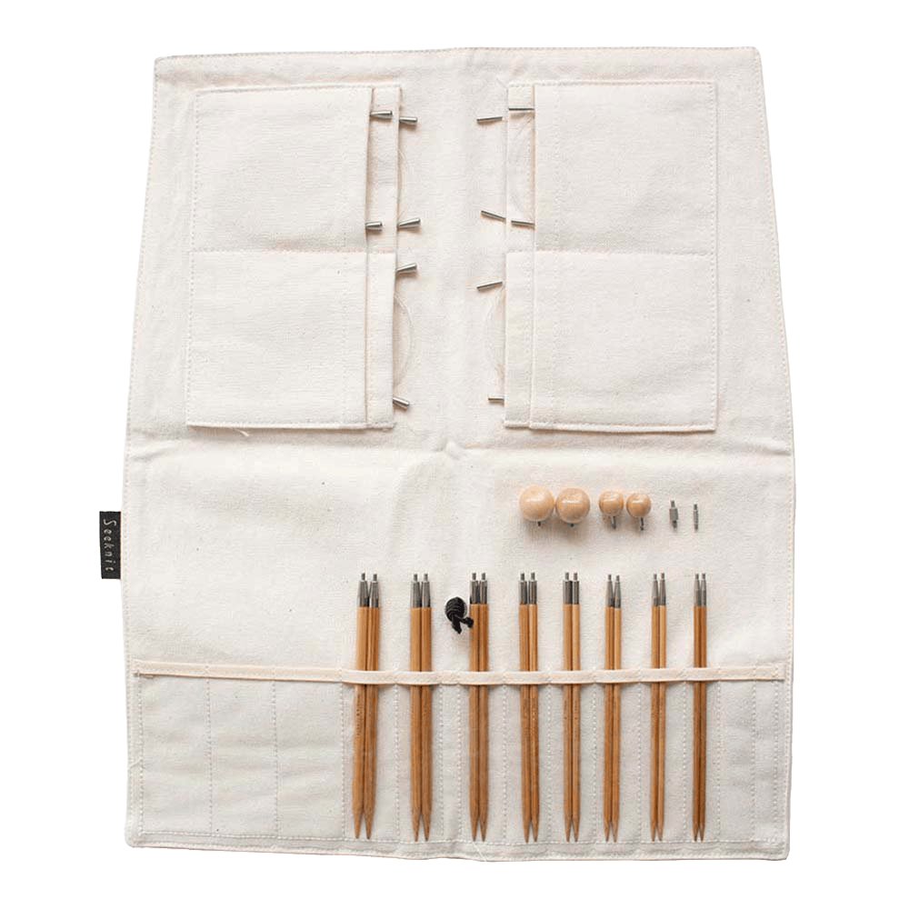 Seeknit Knitting Needle 5cm / White Seeknit | Seeknit Curve Interchangeable Knitting Needle Tips Set First White | Koshitsu