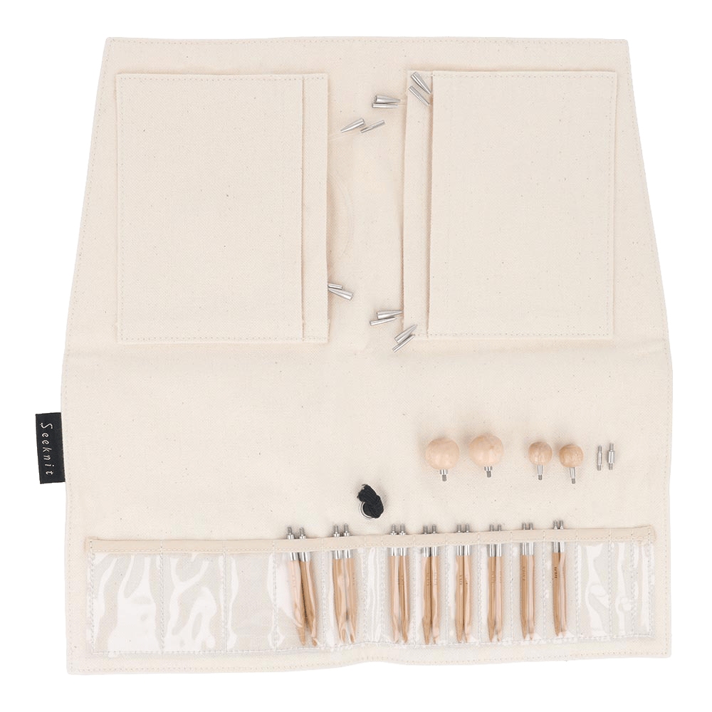 Seeknit Knitting Needle 6cm / White Seeknit | Seeknit Curve Interchangeable Needle Set First White | Koshitsu