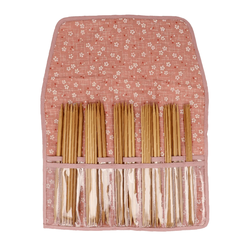Seeknit Knitting Needle Pink Seeknit | 20cm Double Pointed Knitting Needle E Set | Koshitsu