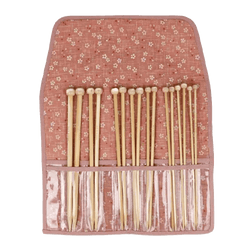 Seeknit Knitting Needle Pink Seeknit | Single Pointed Needle Set Bamboo | Shirotake