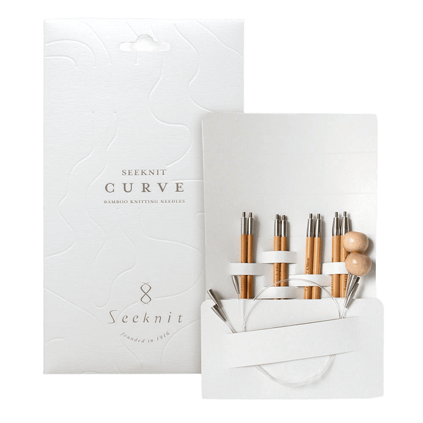 Seeknit | 10cm Interchangeable Knitting Needle M Set | Curve