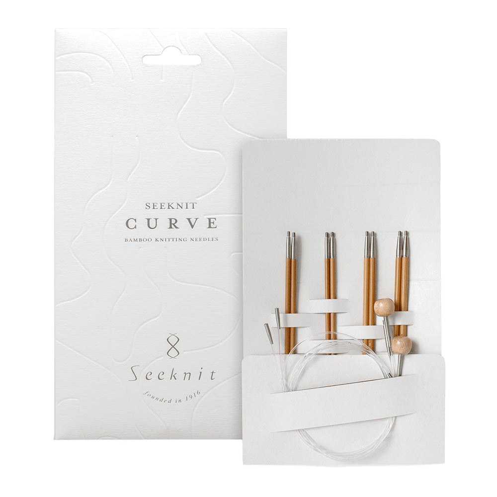 Seeknit Knitting Needle Seeknit | Seeknit Curve Interchangeable Needle Set S White | Koshitsu