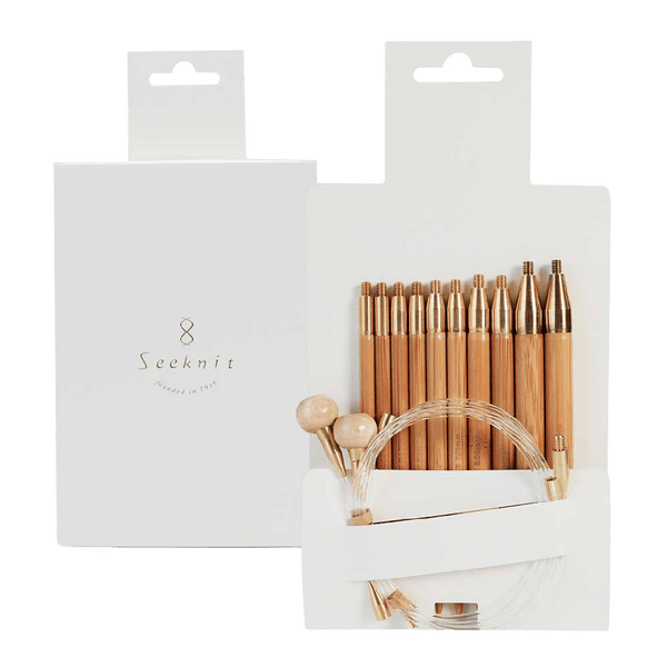 Seeknit | 10cm Interchangeable Circular Knitting Needle L Set | Koshitsu