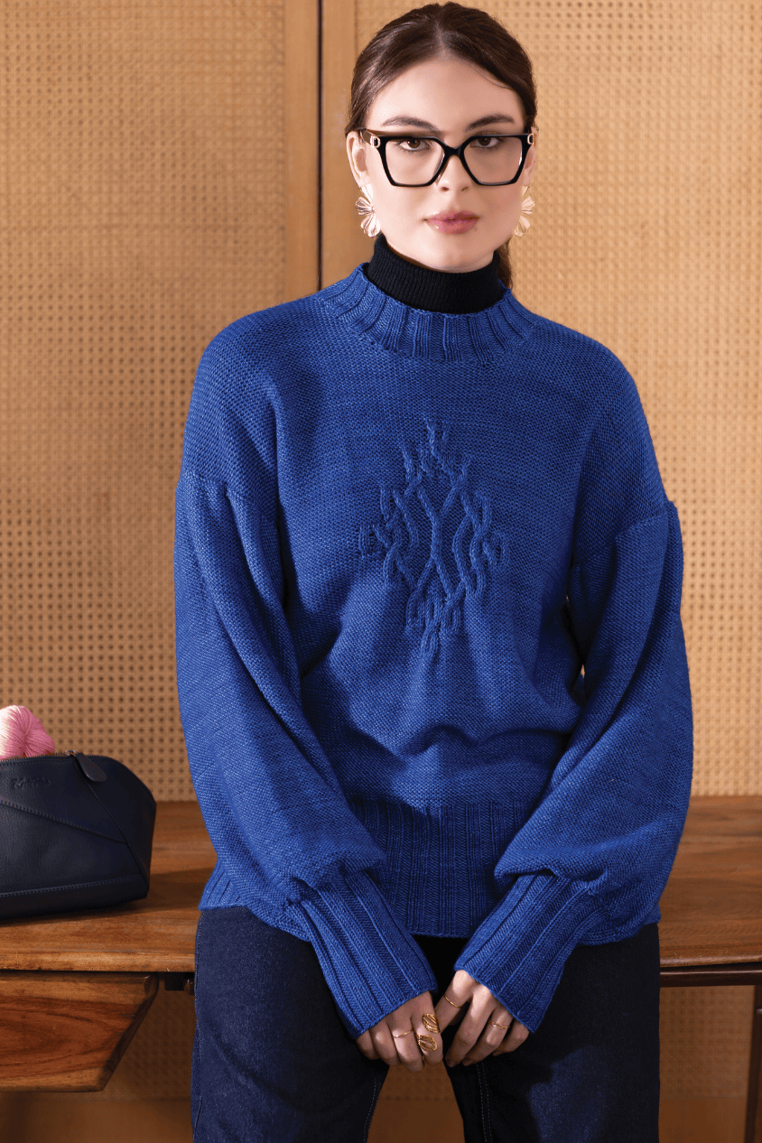 Symfonie Hand Dyed Yarns Symfonie Hand-Dyed Yarn | Keystone Pullover | Viva | Chronicle 2