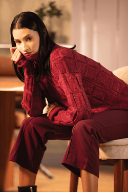 Symfonie Hand Dyed Yarns Symfonie Hand-Dyed Yarn | Matrix Pullover | Bella | Chronicle 2