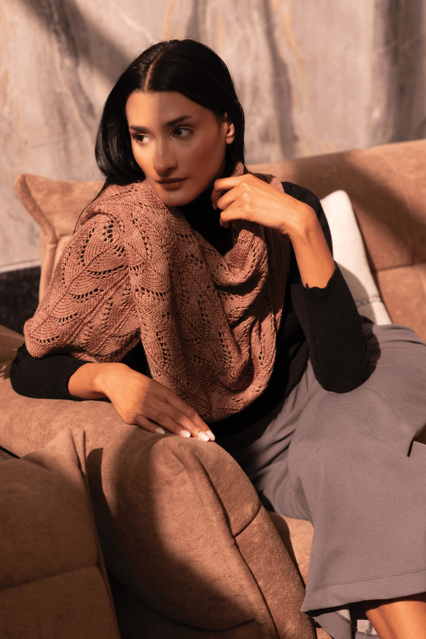 Symfonie Hand Dyed Yarns Symfonie Hand-Dyed Yarn | Mehrab Shawl | Terra | Chronicle 2