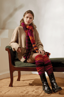 Symfonie Hand Dyed Yarns Symfonie Hand-Dyed Yarn | Vintage Scarf and Leg Warmer Bundle | Terra | Chronicle 1