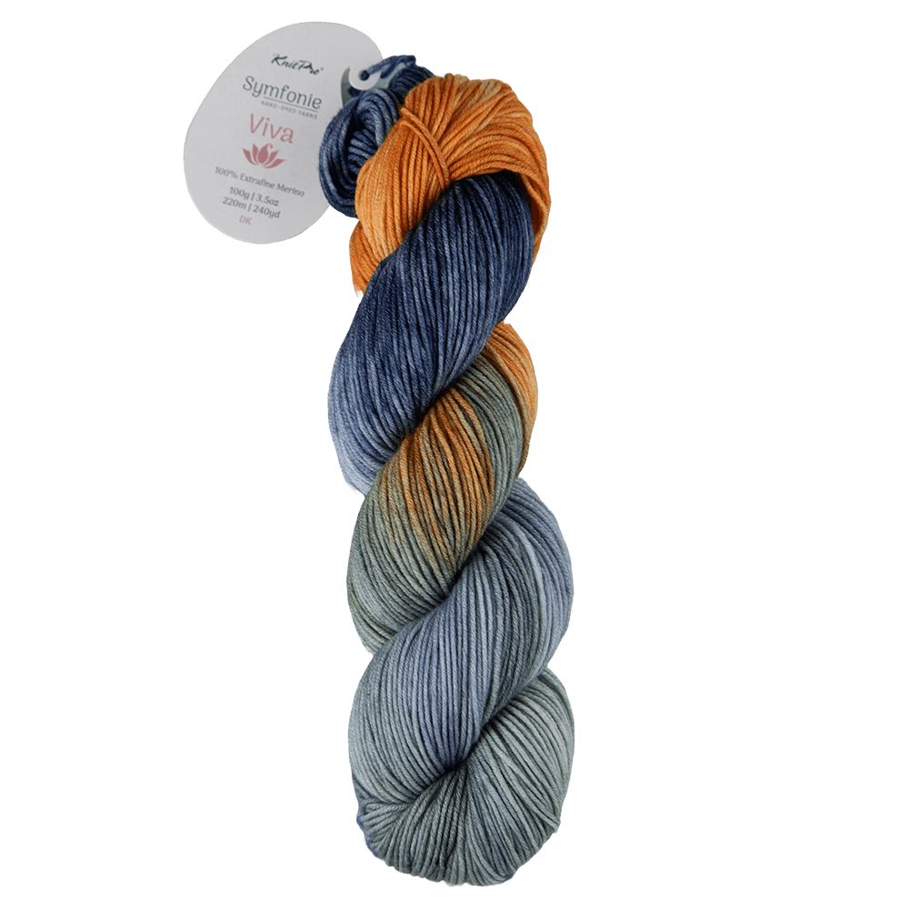 Symfonie Hand Dyed Yarns Yarn Newyork Newyork Symfonie Hand-Dyed Yarns | Viva | Extrafine Merino | Variegated Colour | DK