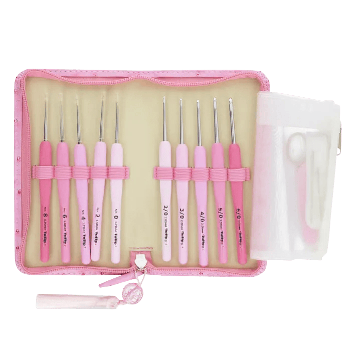 Tulip Crochet Hooks Tulip | Etimo | Rose Lace Soft Grip Crochet Hook Set
